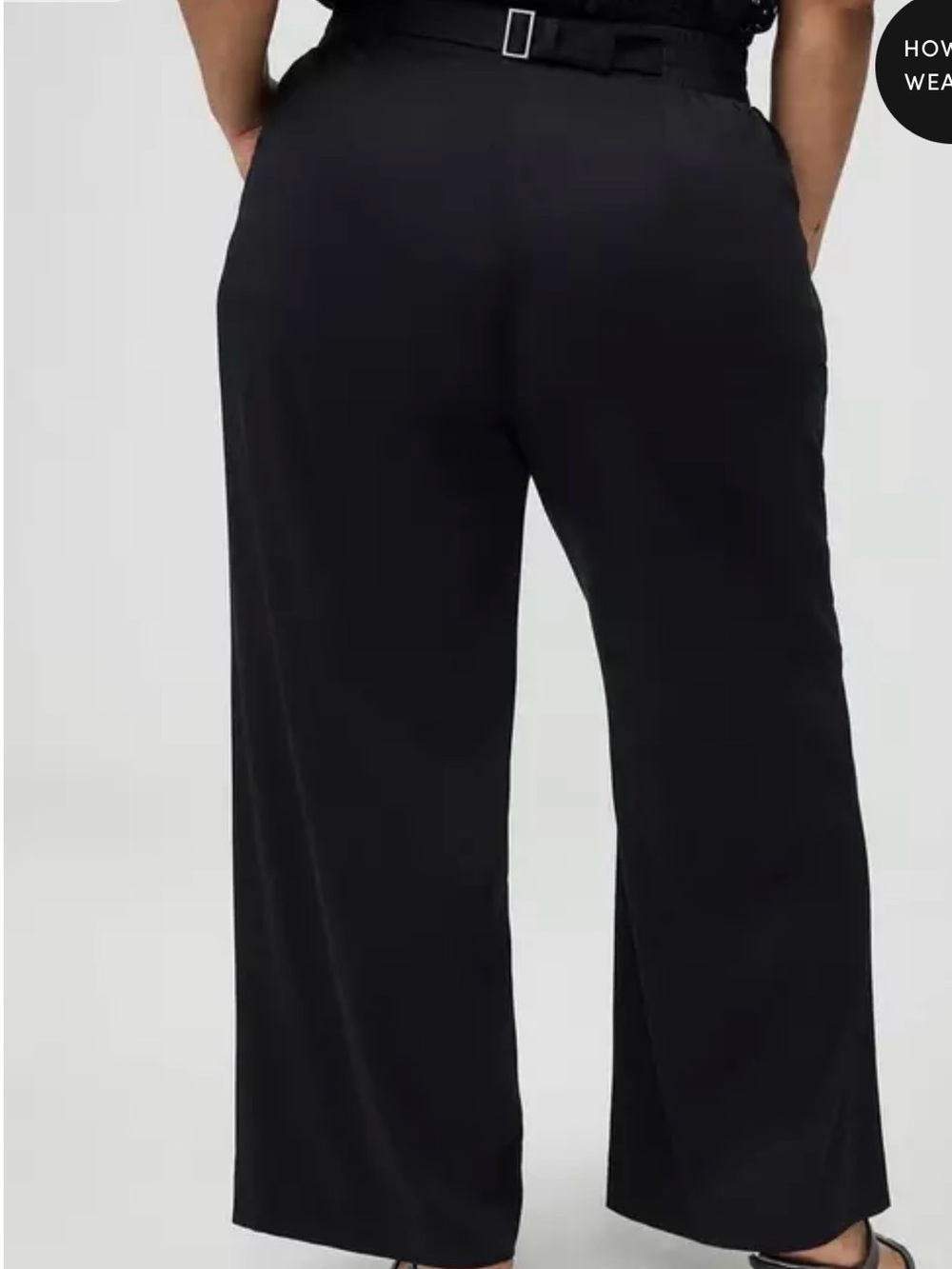 torrid Black Wide-Leg Dress Pants 14R - Picture 6 of 7
